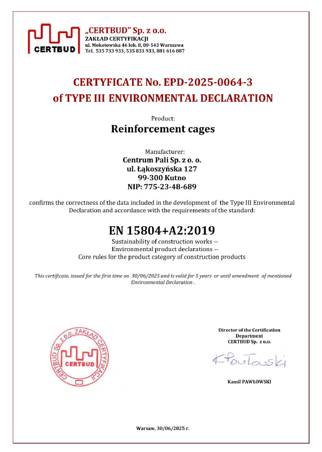 Certificates